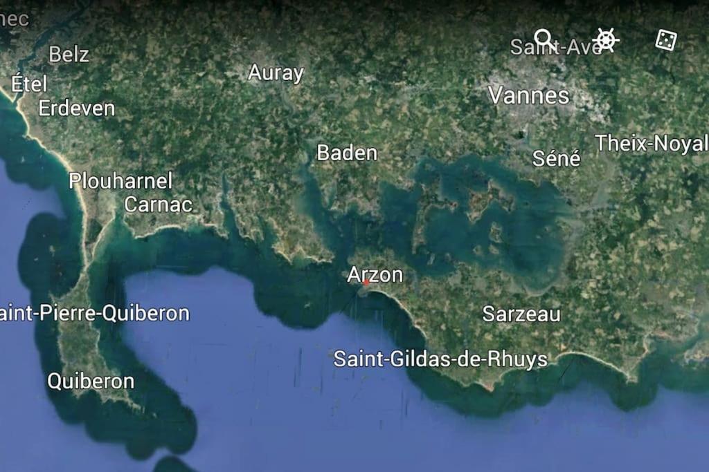 Cote Golfe - Golfe Du Morbihan Sarzeau Exteriér fotografie